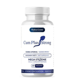 Биологически активная добавка для улучшения вкуса спермы и обильной эякуляции Medica Cum Plus Strong, 60 капсул - No Taboo