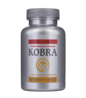 Биологически активная добавка для укрепления эрекции Cobeco Kobra, 60 таблеток - No Taboo