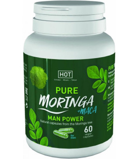 Капсулы для повышения потенции HOT Premium Moringa мужские, 60 шт - No Taboo