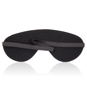 Маска на глаза, экокожа, черная - No Taboo