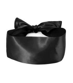 Стрічка на очі для БДСМ, чорна, 120 х 10 см - No Taboo
