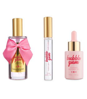 Набор для массажа и орального секса Bubblegum от Bijoux Indiscrets, с ароматом и вкусом жевательной резинки, 3 предмета - No Taboo