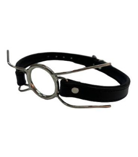 Кляп-павук з шипами IDEA SM зі штучної шкіри, чорний, 5 см - No Taboo