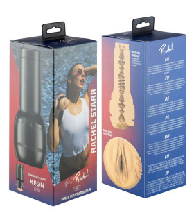 Мастурбатор вагіна реалістичний FeelStars Rachel Starr Kiiroo, кібершкіра, 22 см х 8.4 см - No Taboo