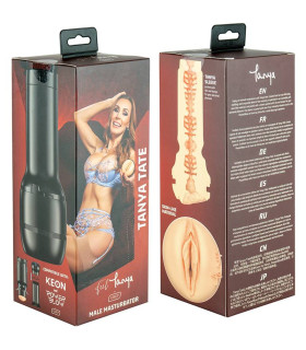 Мастурбатор вагіна реалістичний FeelStars Tanya Tate Kiiroo, кібершкіра, 22 см х 8.4 см - No Taboo