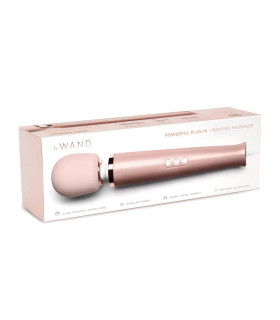 Вибратор-микрофон с кабелем Le Wand Plug-In, силиконовый, розовый, 34 х 6 см - No Taboo