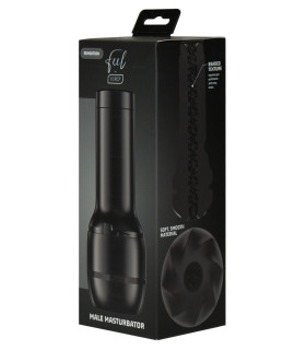 Мастурбатор хай-тек в колбе FeelSensation Kiiroo, киберкожа, черный, 24 х 8.8 см - No Taboo