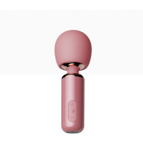 Вібратор-мікрофон Qingnan No.5, силіконовий, рожевий - No Taboo