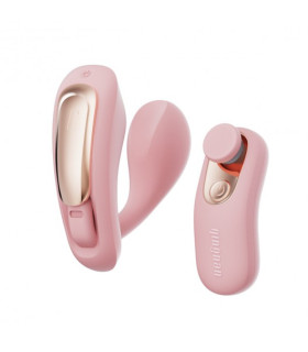 Вибратор в трусики с дистанционным управлением Qingnan No.6, силиконовый, розовый - No Taboo