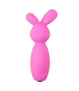 Вибратор для клитора в виде зайчика Mini Bunny Easytoys, силиконовый, розовый - No Taboo