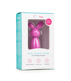 Вибратор для клитора в виде зайчика Mini Bunny Easytoys, силиконовый, розовый - No Taboo