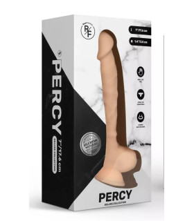 Реалістичний фалоімітатор із присоскою Percy Real Fantasy, бежевий, 17.5 х 4 см - No Taboo