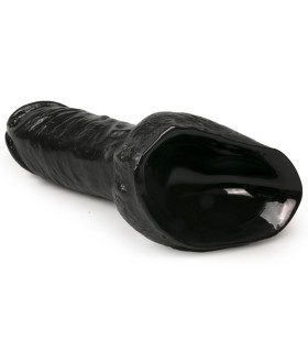 Фаллоимитатор реалистичный гигантский All Black, черный, 29 х 6.3 см - No Taboo
