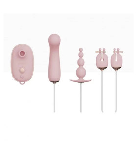 Набор секс-игрушек Qingnan Quartet, розовый, 4 предмета - No Taboo