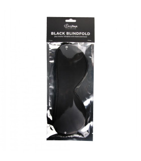 Маска на глаза Easytoys, искусственная кожа, черная - No Taboo