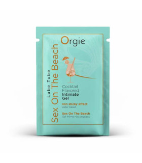 Пробник лубрикант съедобный Orgie Cocktail Sex On The Beach, на водной основе, 2 мл