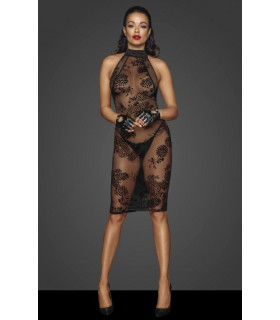 Платье сексуальное полупрозрачное S F240 Noir Handmade, черное - No Taboo