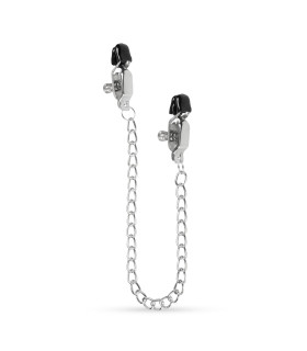 Зажимы для сосков Easytoys, металлические, серебряные, 45 см - No Taboo