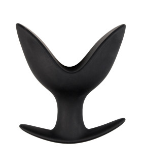 Анальная пробка лотос Sinner, силиконовая, черная, 11 х 10 см - No Taboo