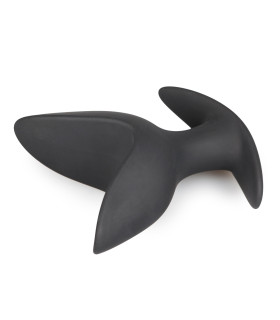 Анальная пробка лотос Sinner, силиконовая, черная, 11 х 10 см - No Taboo