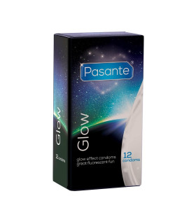 Гумки Pasante Glow, світяться в темряві, латексні, 12 шт. - No Taboo