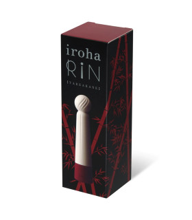 Вибратор для точки G Rin Akane Iroha, силиконовый, бело-розовый, 15 х 3.5 см - No Taboo