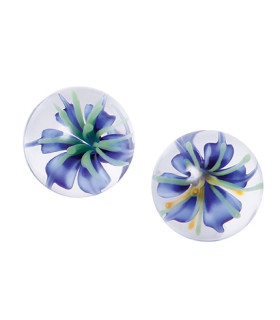 Вагінальні кульки без зчеплення A&E, скляні, прозорі, 40 г - No Taboo