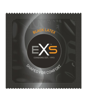 Презервативи чорні EXS, латексні, 12 шт. - No Taboo