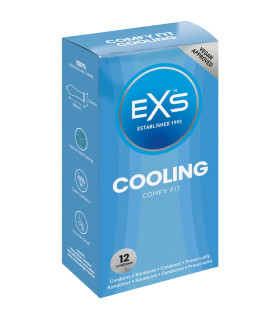 Гумки з охолоджувальним ефектом EXS Cooling, латексні, 12 шт. - No Taboo