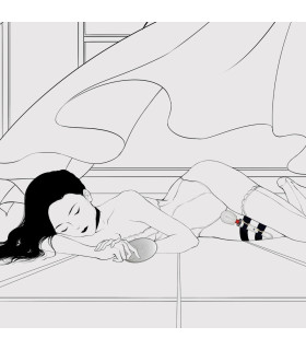 Вібратор-мікрофон з дистанційним пультом і кріпленнями на стегно UPKO, силіконовий, сірий - No Taboo