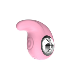 Вибратор для клитора с колебаниями язычка Comma Chisa Kissen, силиконовый, розовый - No Taboo