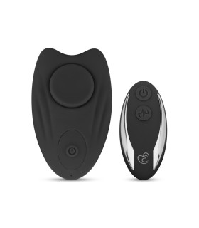 Вибратор в трусики с пультом Buzzy Butterfly EasyToys, силиконовый, черный - No Taboo