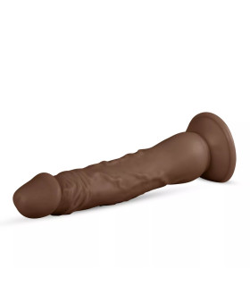 Фаллоимитатор реалистичный с присоской James Real Fantasy, коричневый, 23 х 4 см - No Taboo