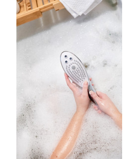 Насадка на душ для мастурбації Womanizer Wave, срібна - No Taboo