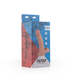 Фаллоимитатор реалистичный Derek Real Fantasy, бежевый, 22 х 4.7 см - No Taboo