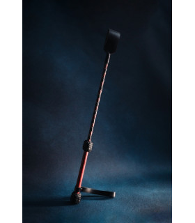 Стек с длинной ручкой Candy Hero, из натуральной кожи, черно-красный - No Taboo