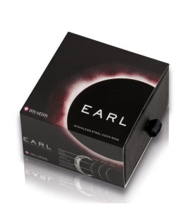 Ерекційне кільце 4.8 см Earl Mystim, металеве, срібне - No Taboo