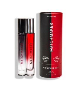 Набор парфюмов с феромонами для пары Matchmaker Red Diamond и Black Diamond, 10 мл х 2 - No Taboo