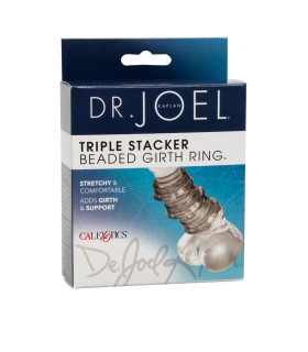 Насадка на пеніс із рельєфом Dr. Joel Kaplan CalExotics, сіра, 8.2 х 3.7 см - No Taboo