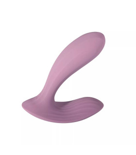 Вібратор у трусики з керуванням через додаток Erica Svakom, силіконовий, ліловий, 10.5 х 3 см - No Taboo