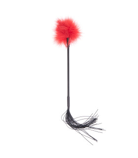 Флогер із тіклером, червоно-чорний, 50 см - No Taboo
