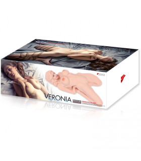 Мастурбатор реалістичний лялька Kokos Veronia, з двома робочими отворами, з кібершкіри (уцінка) - No Taboo