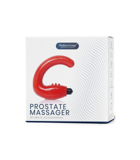 Массажер простаты с вибрацией Medica, красный, 13.5 х 2.8 см - No Taboo