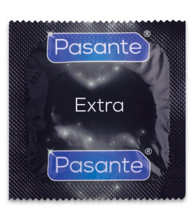 Презервативи потовщені латексні Pasante Extra Safe, з додатковим лубрикантом, 12 шт. - No Taboo