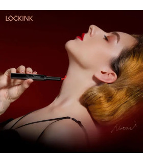 Тіклер-ручка з 5 насадками Lockink, металева, сіра - No Taboo