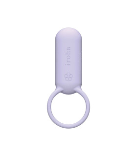 Эрекционное кольцо с вибрацией SVR Iroha, силиконовое, серое, 9 х 3.8 см - No Taboo