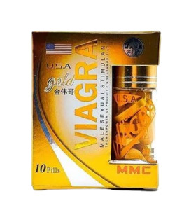 Таблетки для потенции USA Viagra Gold, 10 шт - No Taboo