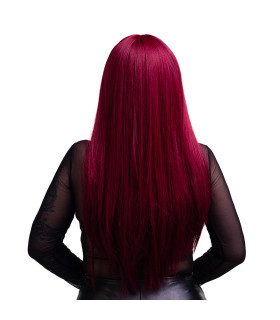 Перука довга пряма, вишнева - No Taboo