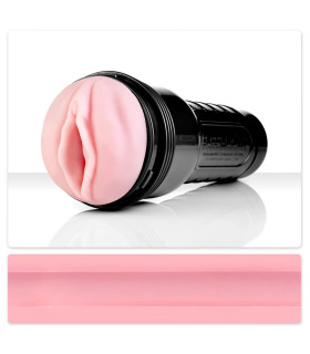 Мастурбатор вагіна в колбі Fleshlight Pink Lady Original, кібершкіра, бежевий, 25.4 х 10 см - No Taboo