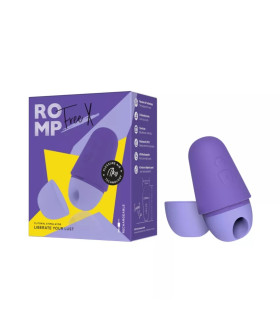 Вакуумный стимулятор для клитора ROMP Free X, силиконовый, фиолетовый - No Taboo